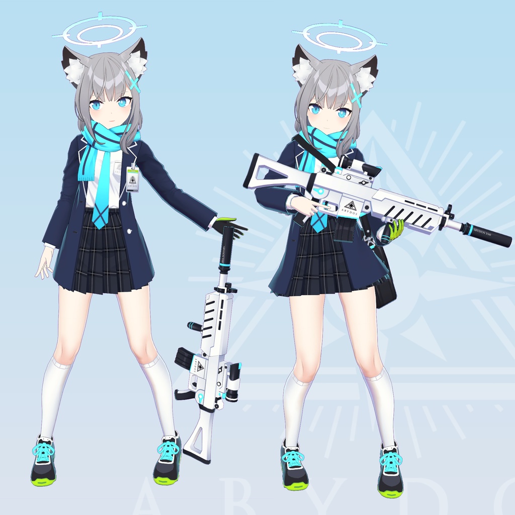 【3Dモデル】シロコ【VRC】