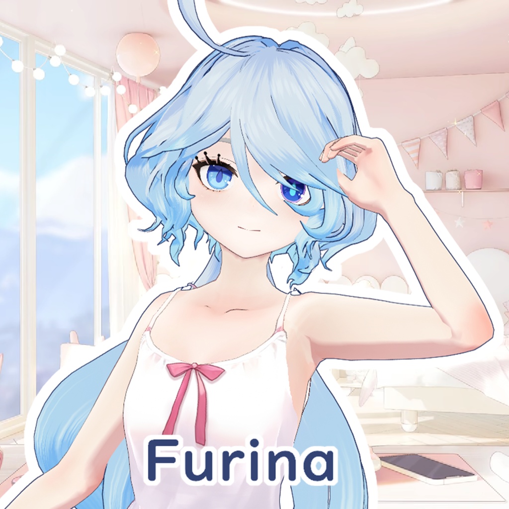 [Vroid] Free Hair Preset-Furina