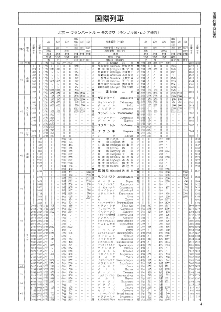 中国鉄道時刻表 2025春夏 vol.15【PDF版】