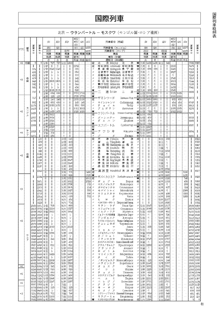 中国鉄道時刻表 2025春夏 vol.15【紙書籍版】纸质书籍版本