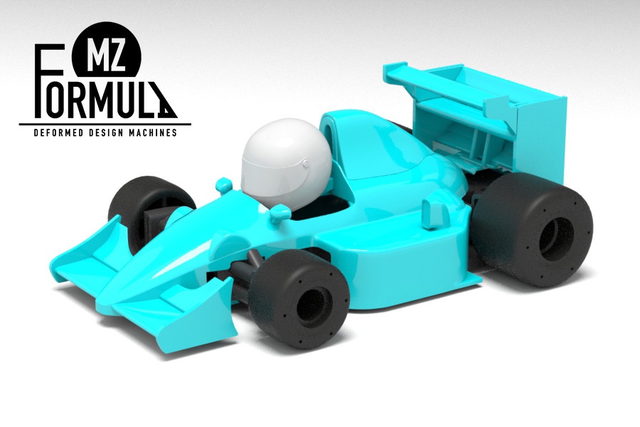 ミニッツ　MZ-FORMULA 　ダミーシャーシ付き F87用ダミーシャーシと展示用タイヤ - mz formula - BOOTH