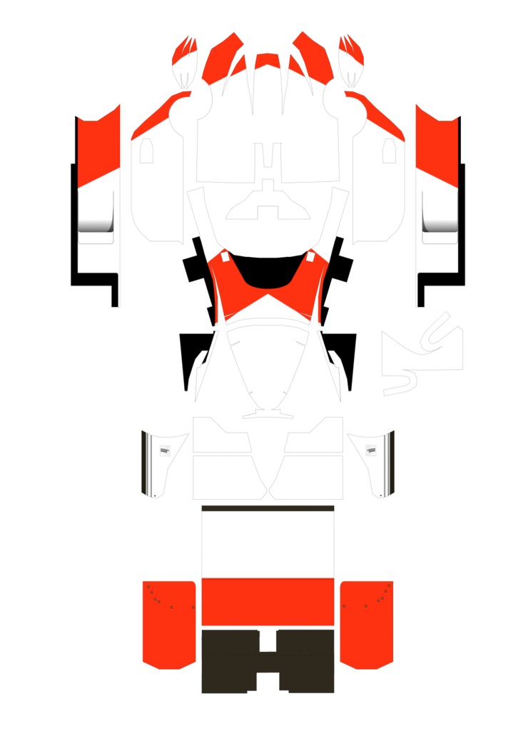 F87 wrapping sheet type M (for new front wing)