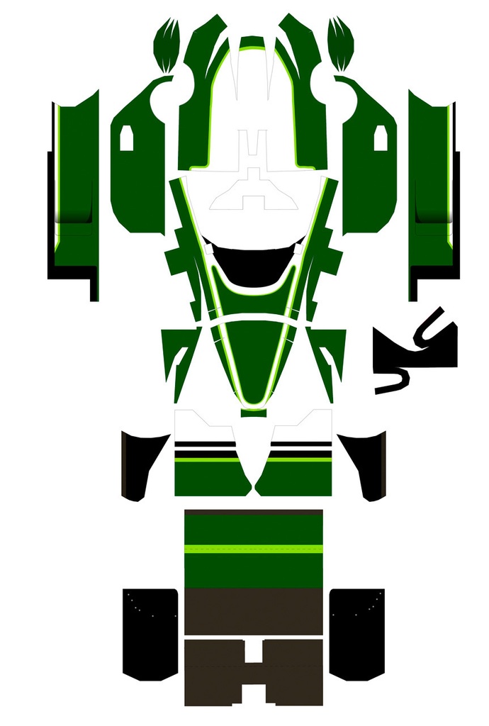 F87 wrapping sheet type S (for new front wing)