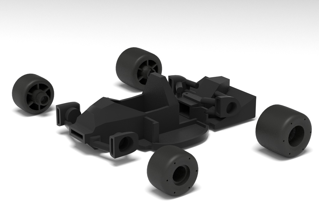 F91 Dummy Chassis & Display Tires Set