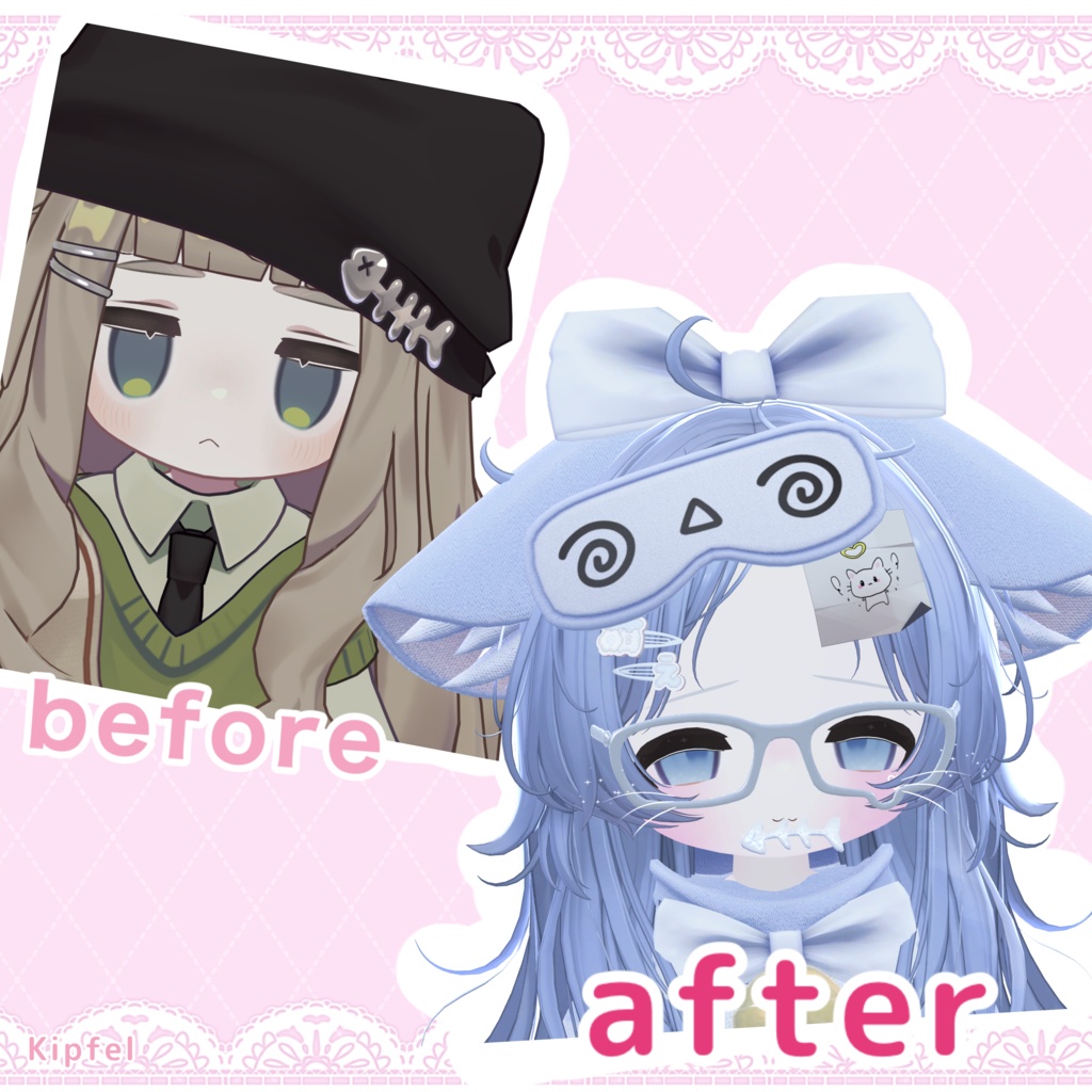 ❥kipfel body+face texture❥