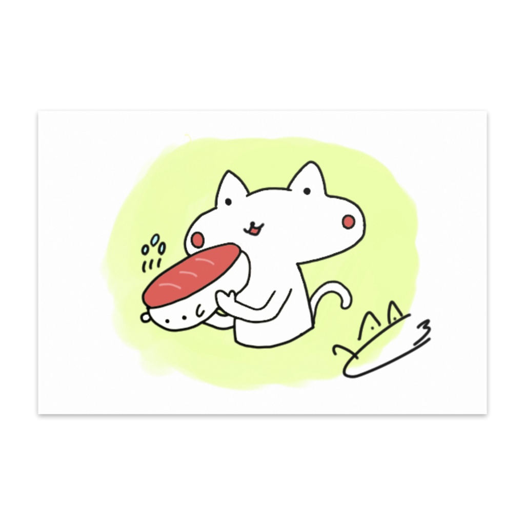 ポストカード(10枚セット)【Tねこ：パターン01】