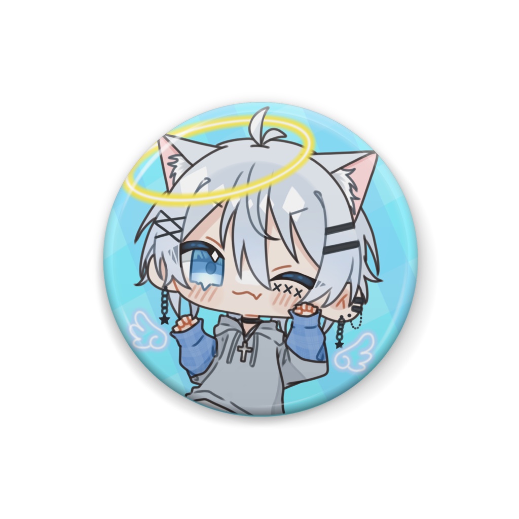 天使君の缶バッジ3(2022/FFさん200人記念)