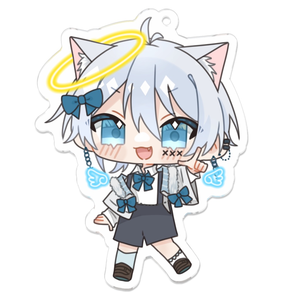 天使君のアクリルキーホルダー4(2022/FFさん200人記念)