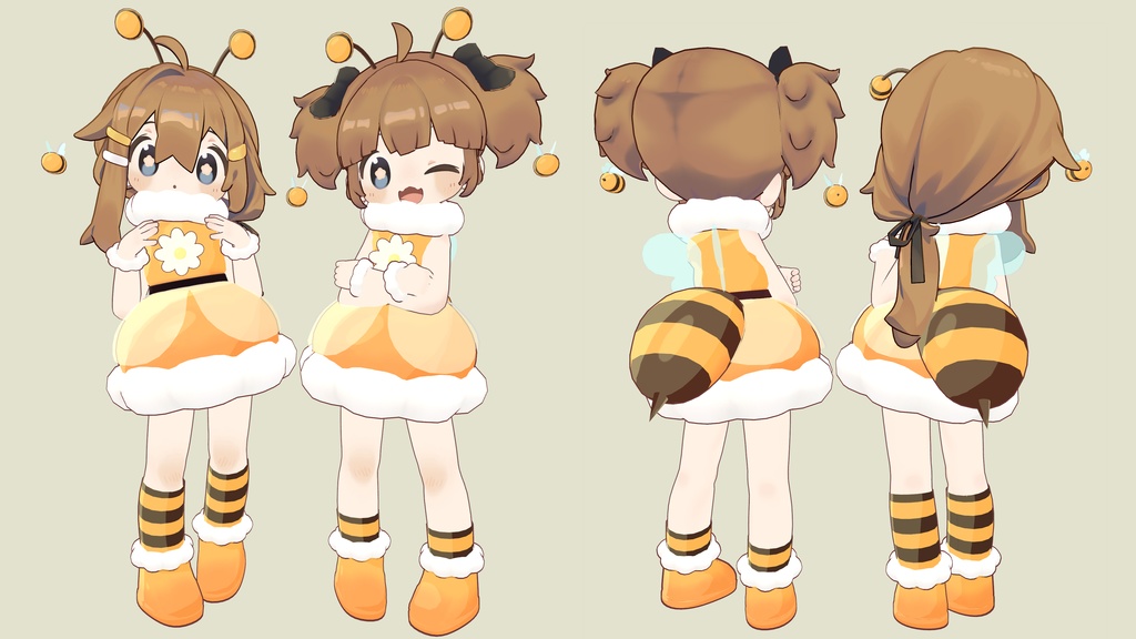 🐝もふもふハニースーツ【まめひなた対応】