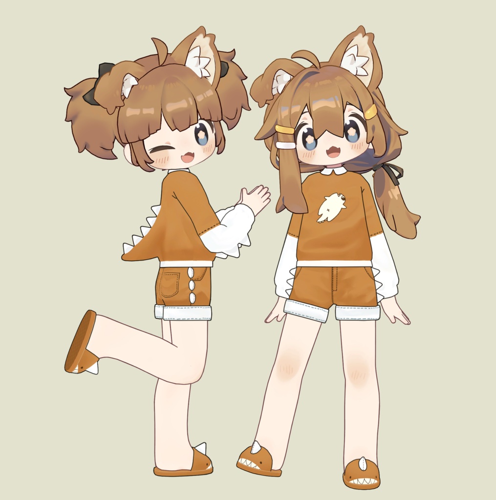 🦕ふりふり尻尾恐竜スーツ【まめひなた対応】