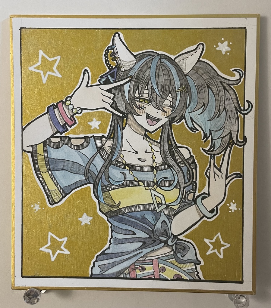 ダイタクヘリオス　ウマ娘　色紙