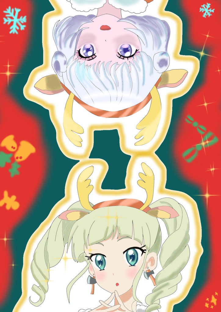 アイカツ!シリーズ 2024バースデー&クリスマス「マジカルキャロル」ポスター