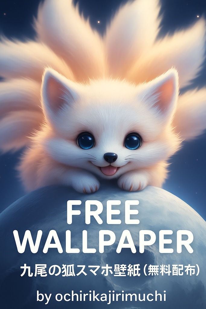 🦊九尾の狐スマホ壁紙 – 無料配布（保存版ミニ）