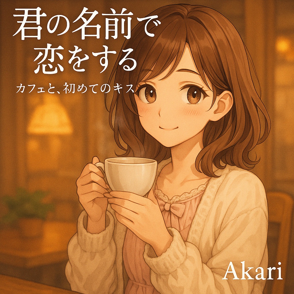 君の名前で恋をする:カフェと、初めてのキス。