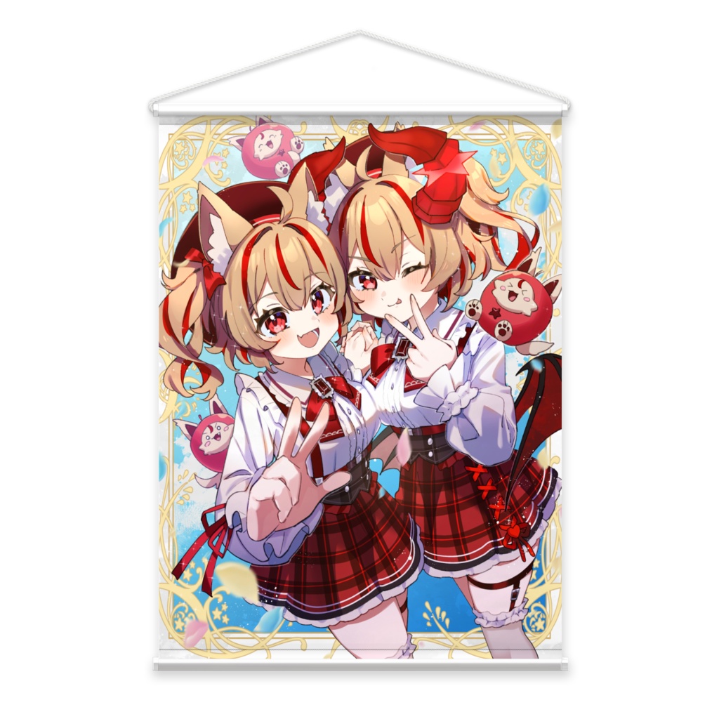 赫月りんごてぇてぇタペストリー🍎