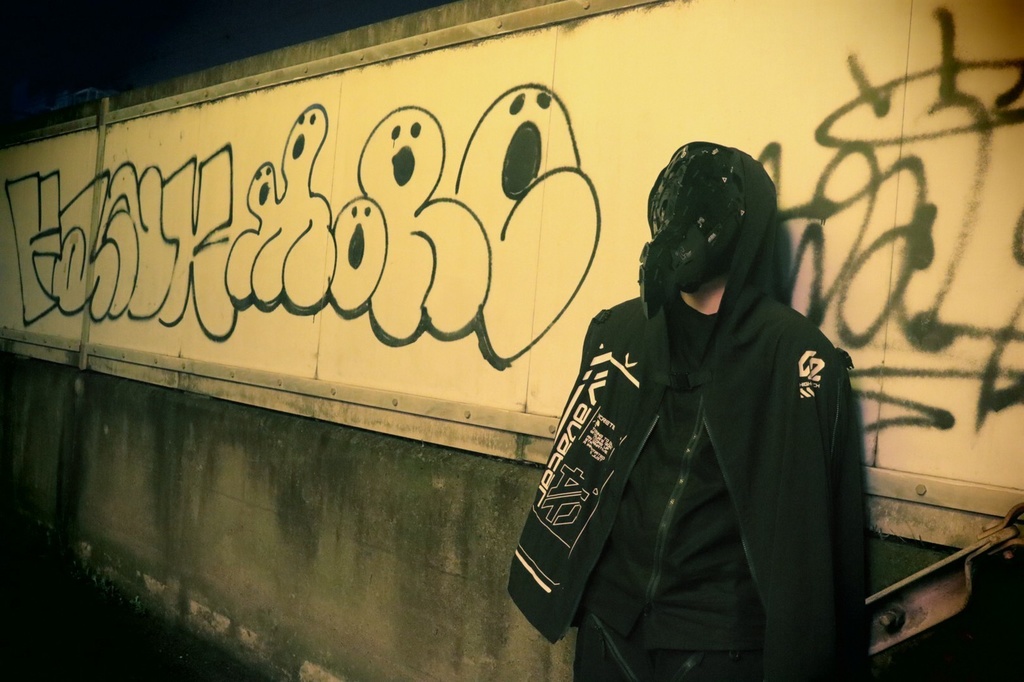 3Re製機械頭外骨格『鴉』