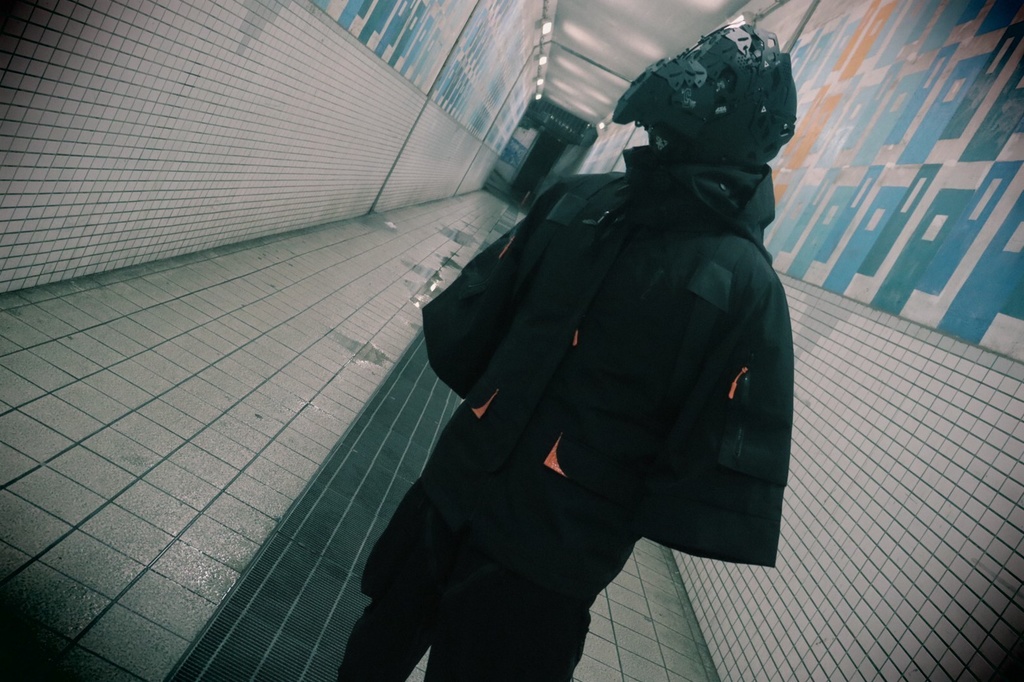 3Re製機械頭外骨格『鴉』