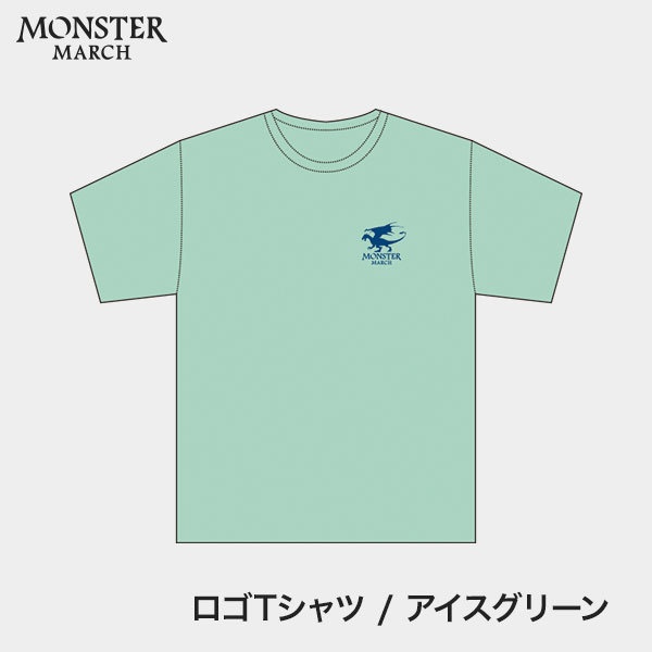 モンスターマーチロゴTシャツ／アイスグリーン