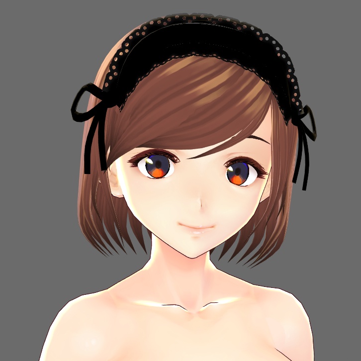 VroidStudio Maid Headband / メイドカチューシャ
