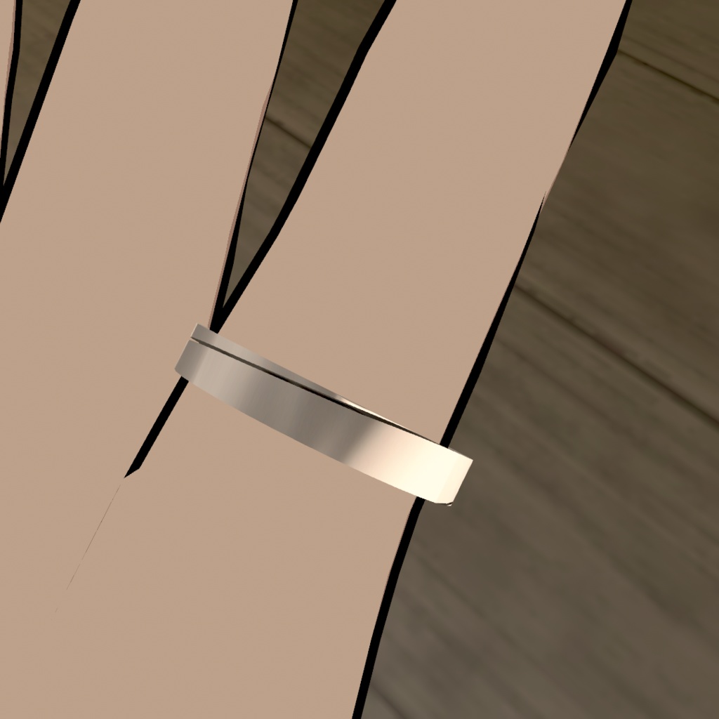 【VRChat想定】指輪 4種セット