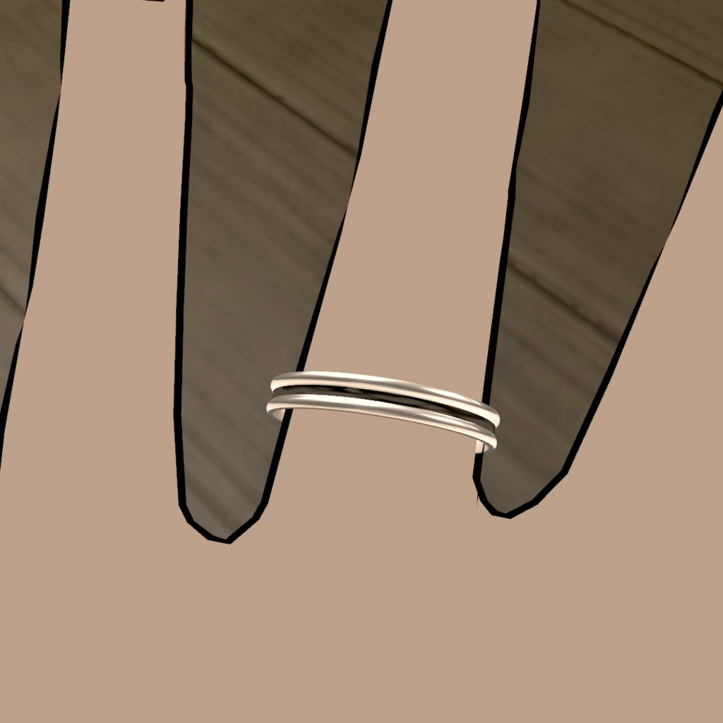 【VRChat想定】指輪 4種セット