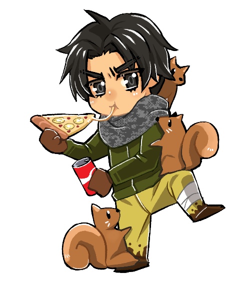 ジェイクアクリルキーホルダー(リス)