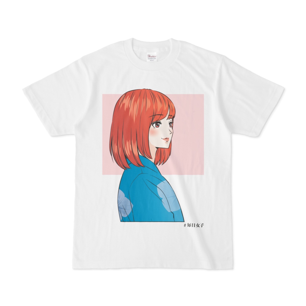 No 249 浴衣女子tシャツ 毎日女子 かいちのネットショップ Booth