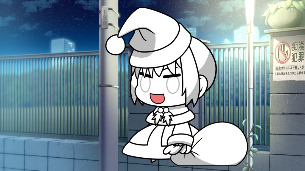 Live2D Model 'Padoru'【Live2dモデル】