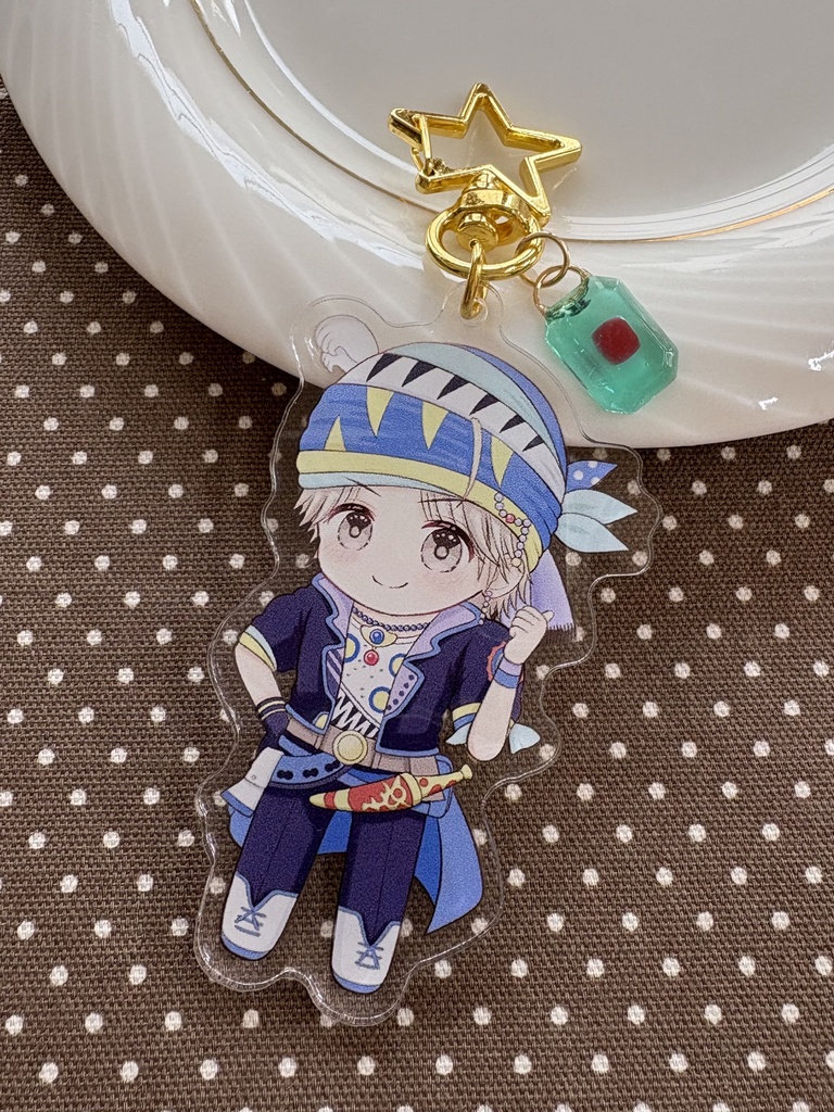 ff6 ロック　アクリルキーホルダー