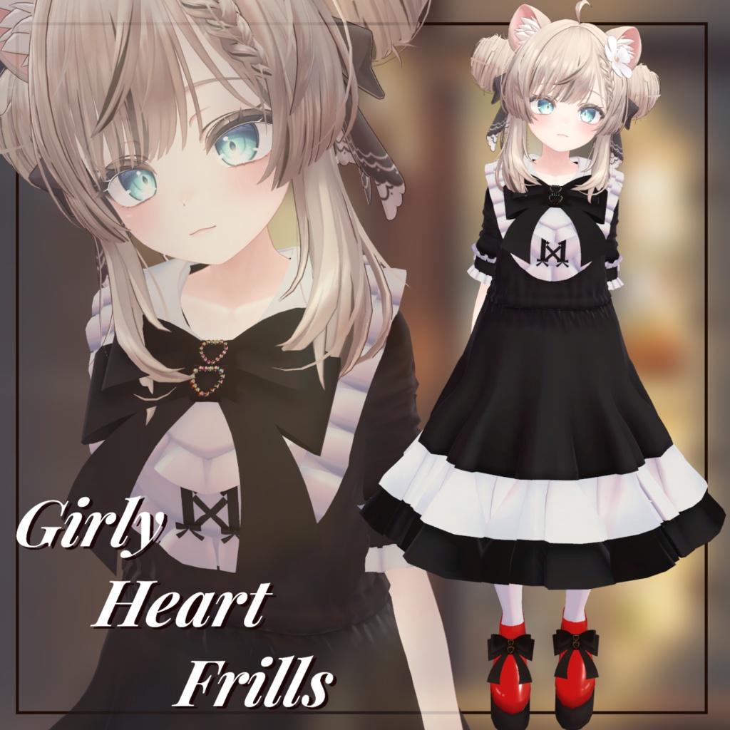 【 マヌカ 専用衣装】Girly Heart Frills