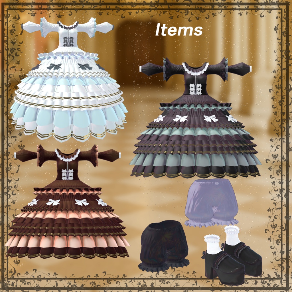 【VRC衣装】Ruffles Di Seraphina