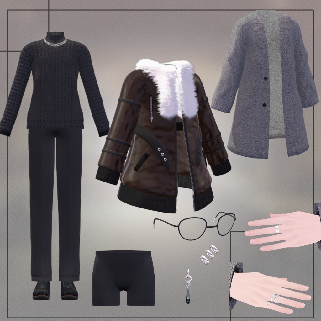 オリジナル3Dモデル「カイル」-Kyle-