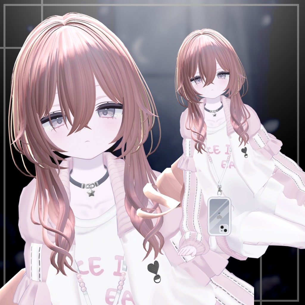 【8アバター対応】ふんわりLow Pony
