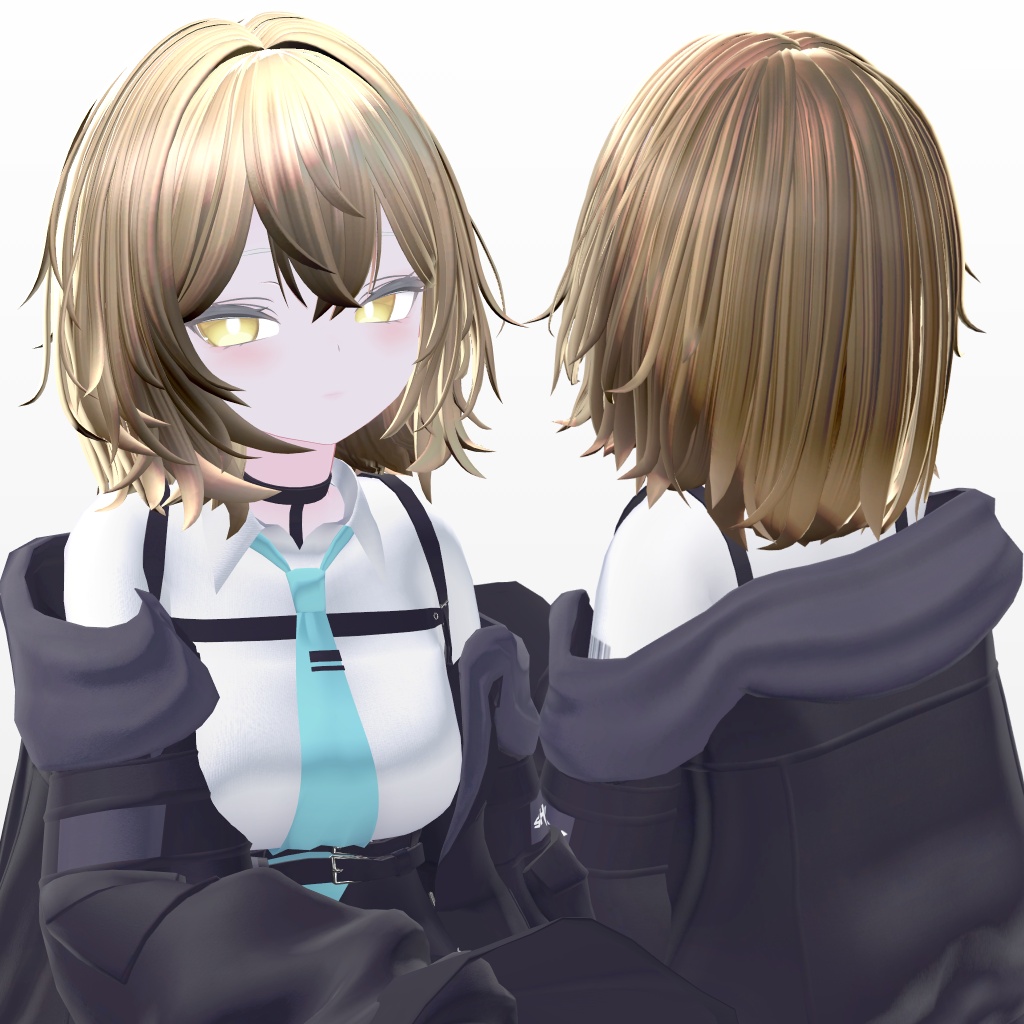 【500円Sale!】8アバター対応 Medium Low Perm