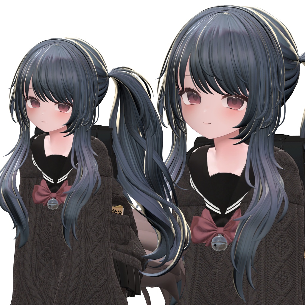 【500円Sale!】8アバター対応 ゆるふわSide tail