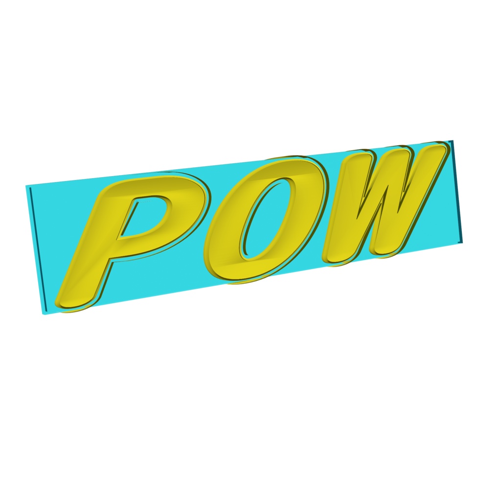【xwear対応ファイル入り】"POW"ヘアピン