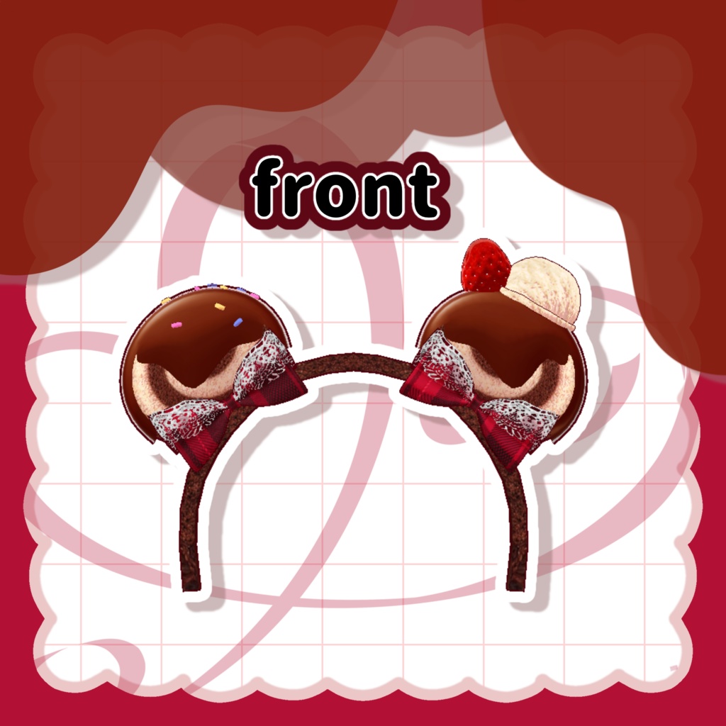 【期間限定無料】ロールケーキカチューシャ【2/16まで】