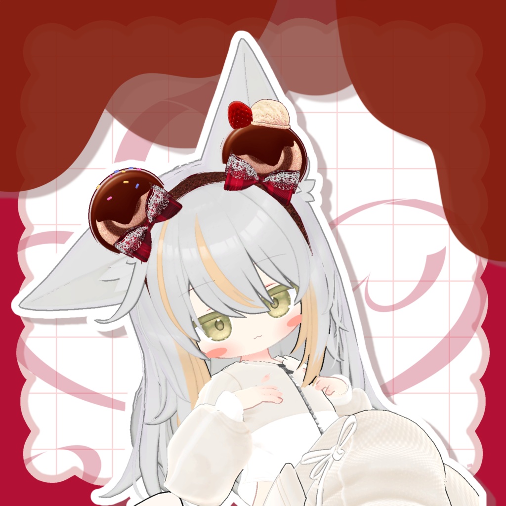 【期間限定無料】ロールケーキカチューシャ【2/16まで】