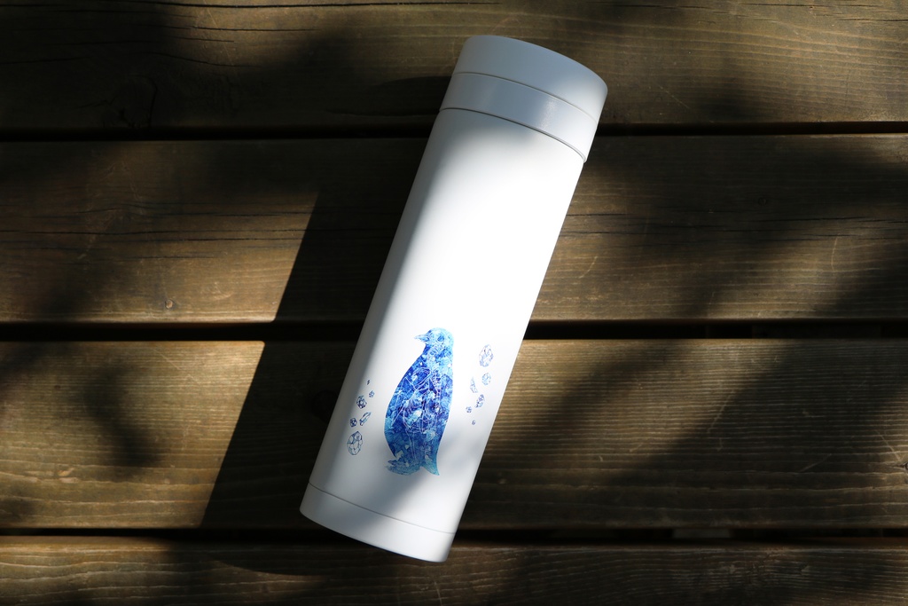 ペンギンの骨格サーモステンレスボトル