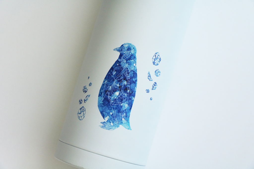 ペンギンの骨格サーモステンレスボトル