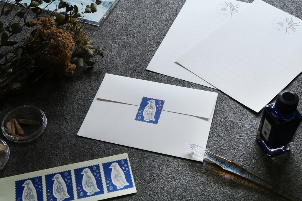 ペンギンの骨格シール