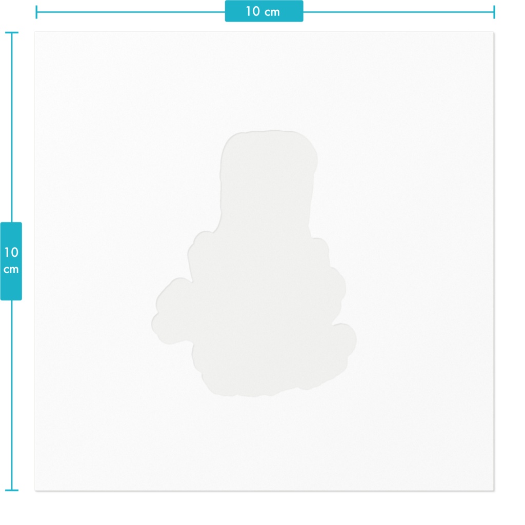 誉めてのびるモップのステッカー