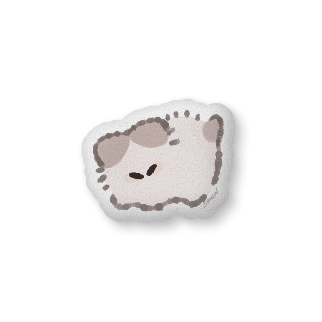やんのかぽわぽわのふわふわクッション