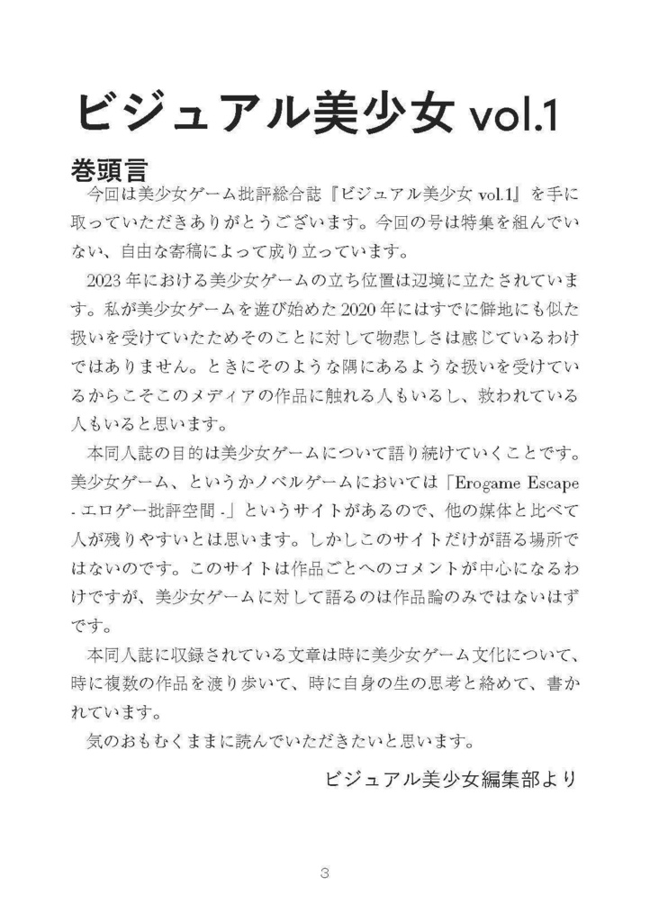 ビジュアル美少女