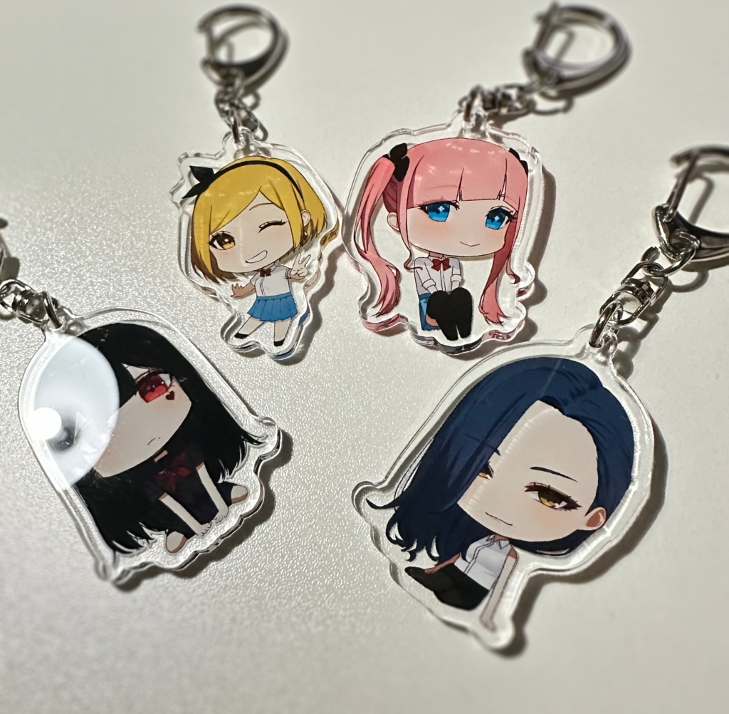 トランプ娘アクリルキーホルダー