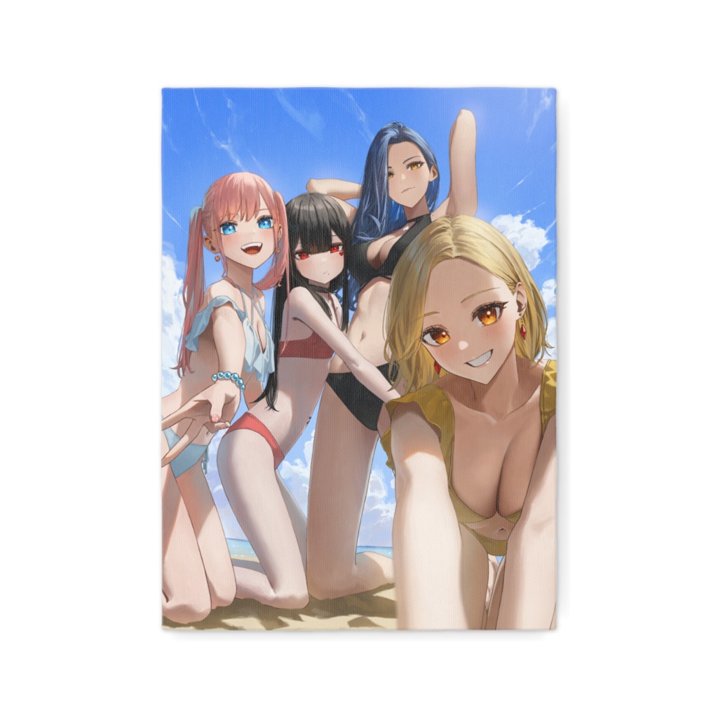 どきトラ②表紙イラストキャンバス