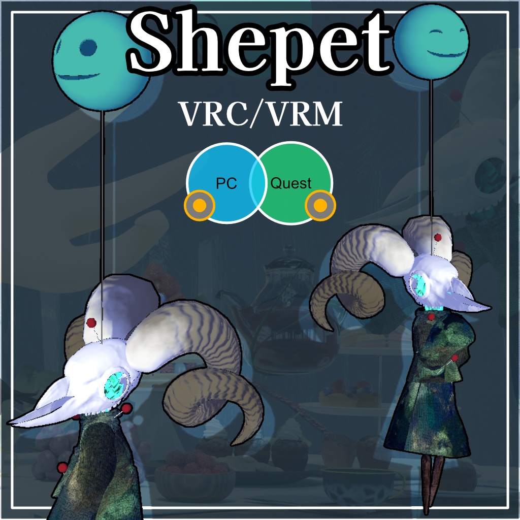 【VRC/VRM】Shepet アバター