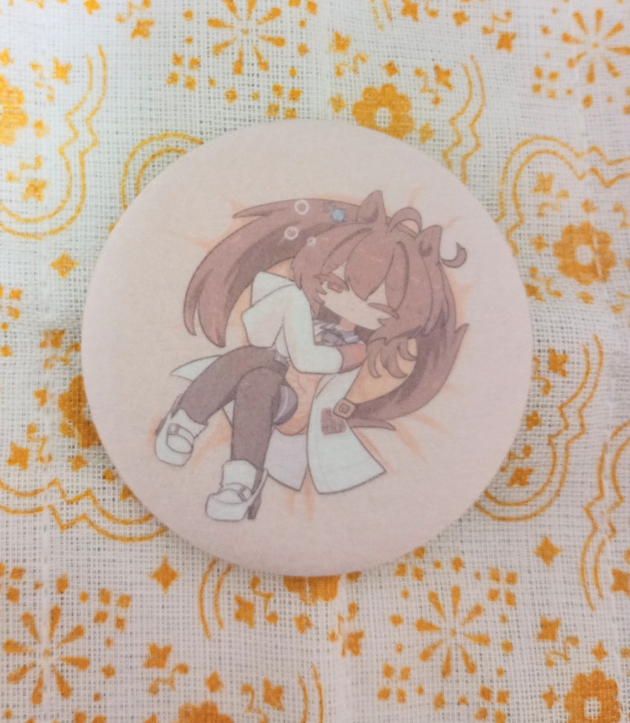 アグネスタキオンふわふわマット缶バッジ