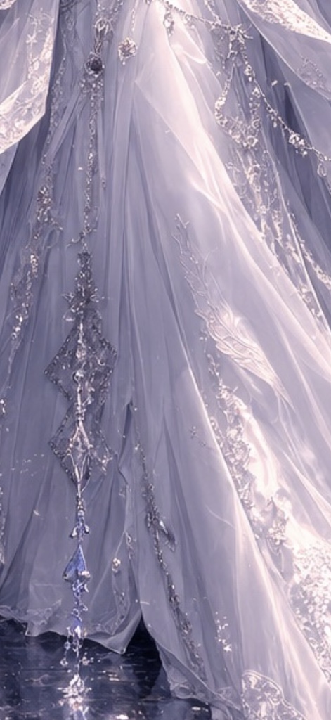 月光を纏う天使【高解像度デジタルアート】