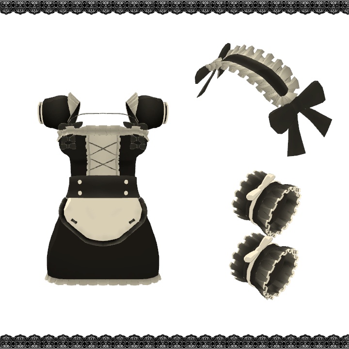 【Leeme&Reeva向け】メイド服